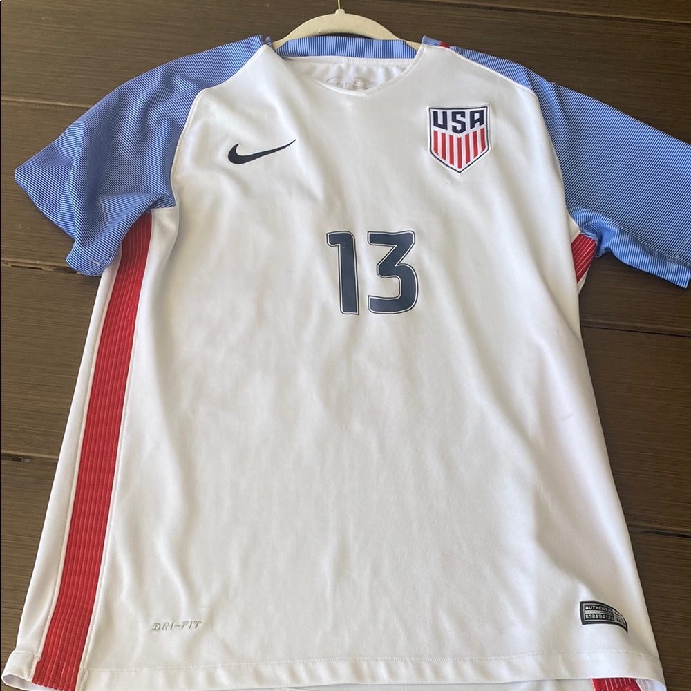 Nike USwnt Soccer Jersey with Number 13 Alex Morgan